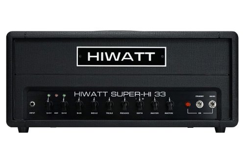 Hiwatt SUPER-HI 33 Head - 30W 2-Channel Amp w/ Extreme Gain
