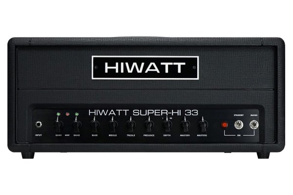 Hiwatt SUPER-HI 33 Head - 30W 2-Channel Amp w/ Extreme Gain