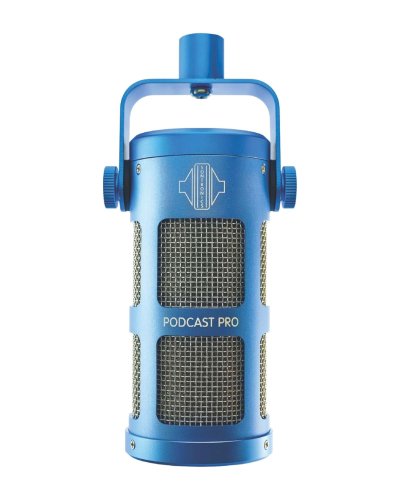 Sontronics Podcast Pro - Dynamic Podcast / Streaming / Broadcast / Gaming Microphone. Blue
