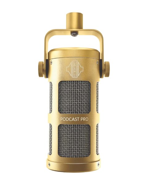 Sontronics Podcast Pro - Dynamic Podcast / Streaming / Broadcast / Gaming Microphone. Gold