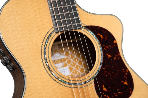 Cort Gold MC6 Ovangkol Acoustic-Electric Guitar w/Premium Gig-bag. Natural Gloss