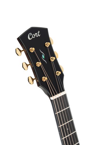 Cort Gold MC6 Ovangkol Acoustic-Electric Guitar w/Premium Gig-bag. Natural Gloss