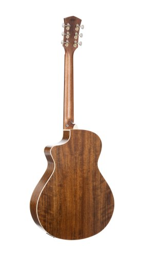 Cort CORE-MC Ovangkol Acoustic-Electric Guitar w/Gig-bag. Black Top Semi Gloss