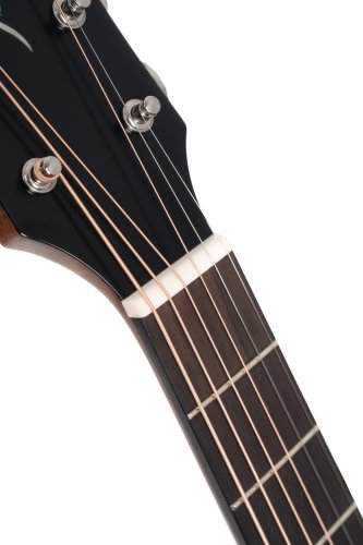 Cort CORE-MC Ovangkol Acoustic-Electric Guitar w/Gig-bag. Black Top Semi Gloss