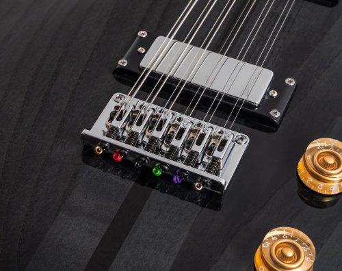 Washburn H12TB Wing Series Hawk 12-String Electric Guitar w/Gigbag. Trans Black