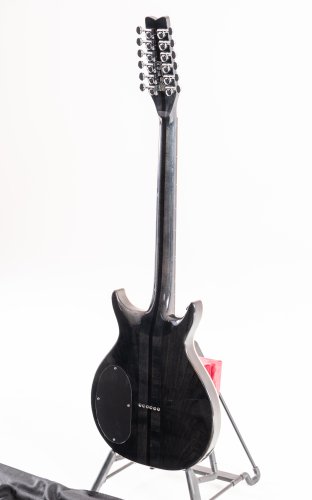 Washburn H12TB Wing Series Hawk 12-String Electric Guitar w/Gigbag. Trans Black