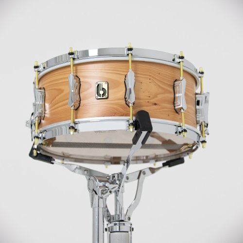 British Drum Co. ARC-14-60-SN Archer Series Yew Wood Snare. 6" x 14"