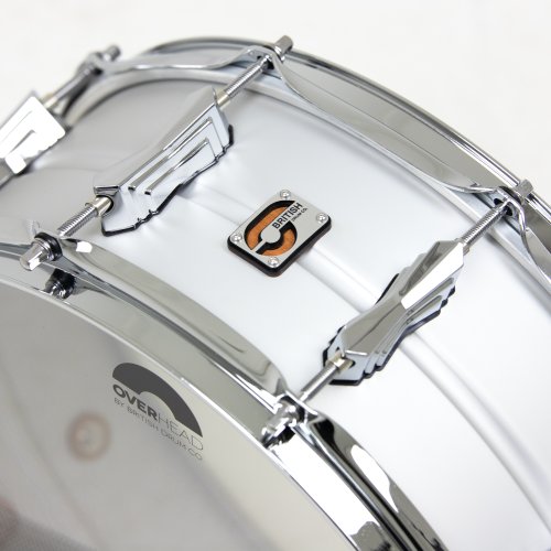 British Drum Co. AV-14-55-SN Aviator Series Aluminum Snare. 5.5" x 14"
