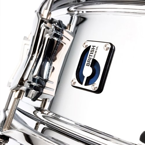 British Drum Co. BB-14-60-SN Bluebird Series Chrome Over Brass Snare. 6" x 14"