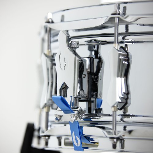 British Drum Co. BB-14-60-SN Bluebird Series Chrome Over Brass Snare. 6" x 14"