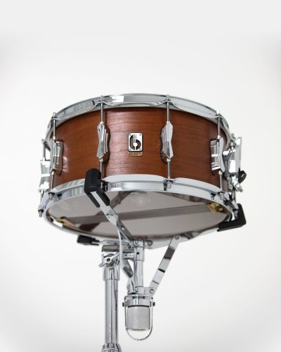 British Drum Co. BS-14-65-SN Big Softy Series Cherry and Balsa Snare. 6.5" x 14"