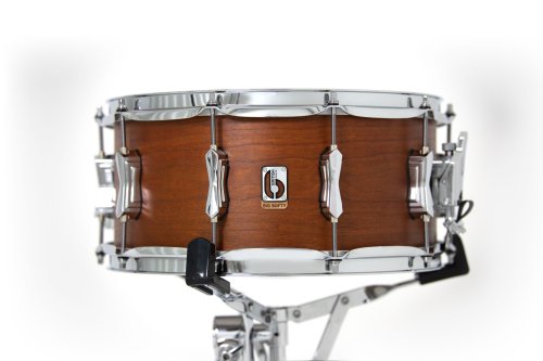 British Drum Co. BS-14-65-SN Big Softy Series Cherry and Balsa Snare. 6.5" x 14"