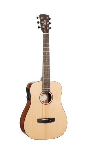 Cort EARTHGO-OP Earth Series Go Hyvibe Acoustic Electric Guitar. Open Pore Natural