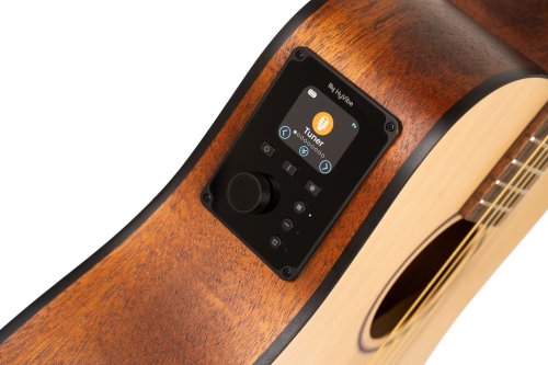 Cort EARTHGO-OP Earth Series Go Hyvibe Acoustic Electric Guitar. Open Pore Natural