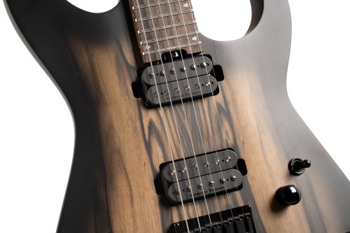 Cort KX500 6-String Pale Moon Electric Guitar. Natural Black Burst