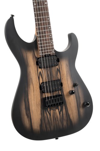 Cort KX500 6-String Pale Moon Electric Guitar. Natural Black Burst