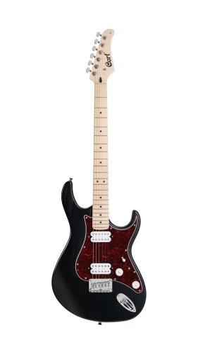 Cort G100 HH G Series Double Cutaway Electric Guitar. Open Pore Black