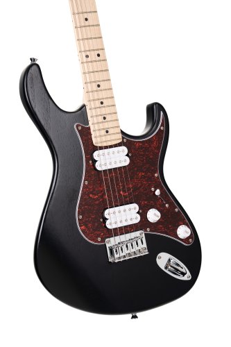 Cort G100 HH G Series Double Cutaway Electric Guitar. Open Pore Black