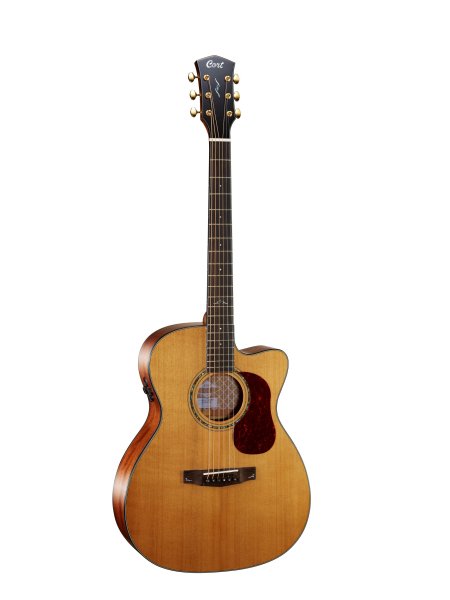 Cort GOLDOC6NAT Gold Series Acoustic Electric Guitar. Natural Satin