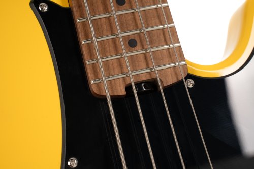 Cort GB Short Scale Bass Guitar. Yellow Crush