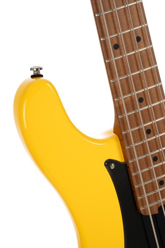 Cort GB Short Scale Bass Guitar. Yellow Crush