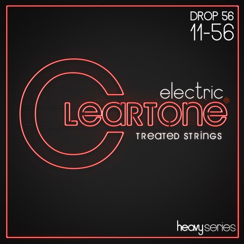 Cleartone Heavy Series Electric Guitar Strings. Drop 56 (11-56)