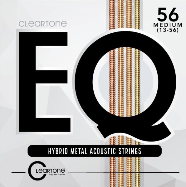 Cleartone EQ Series Hybrid Metal Treated Acoustic Guitar Strings. Medium (13-56)