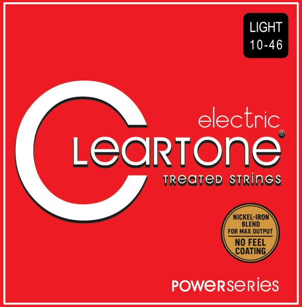 Cleartone Power Series Treated Electric Guitar Strings. (Light 10-46)