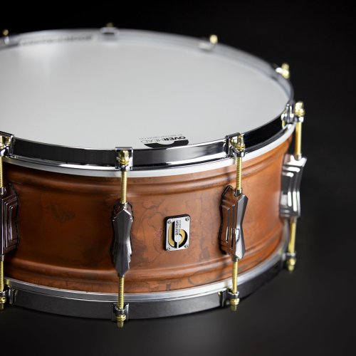 British Drum Co. FB-14-60-SN Firebird Series Copper Over Brass Snare. 6" x 14"