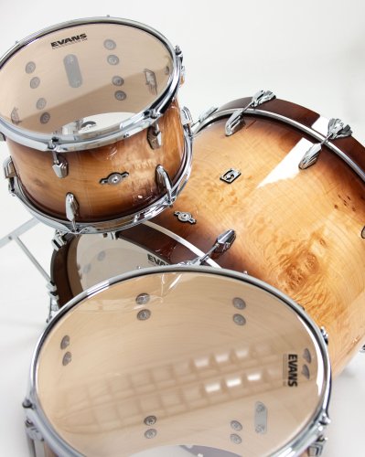 British Drum Co LEG-MBX-22-CBUS-BF Legend MBX US Club 22 Kit. Burghley Fudge