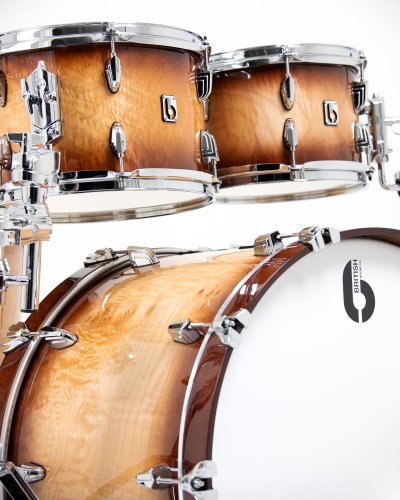 British Drum Co LEG-MBX-22-FS-BF Legend MBX Fusion 22 Kit. Burghley Fudge
