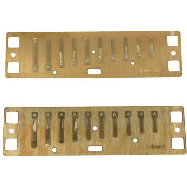 Lee Oskar 1910NRP-G Natural Minor Replacement Reed Plates. Gm