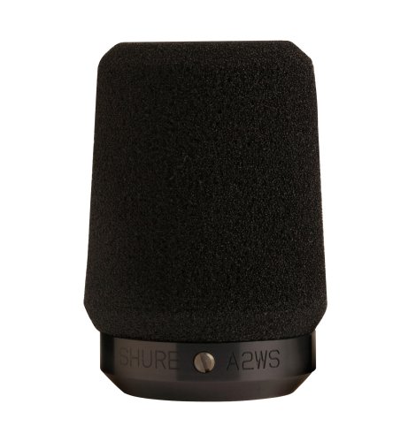 Shure A2WSBLK Locking Microphone Windscreen