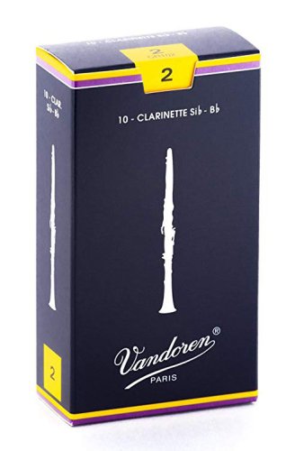 Vandoren CR102 Bb Clarinet Traditional Reeds Strength #2. (Box of 10)