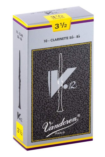 Vandoren CR1935 Bb Clarinet V.12 Reeds Strength #3.5. (Box of 10)