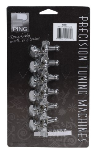 Ping P2634 Six-In-Line Plate Machine Heads. (1 Set)