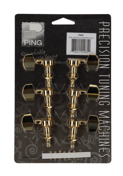 Ping P2651 Standard 3+3 Individual Machine Heads. Gold