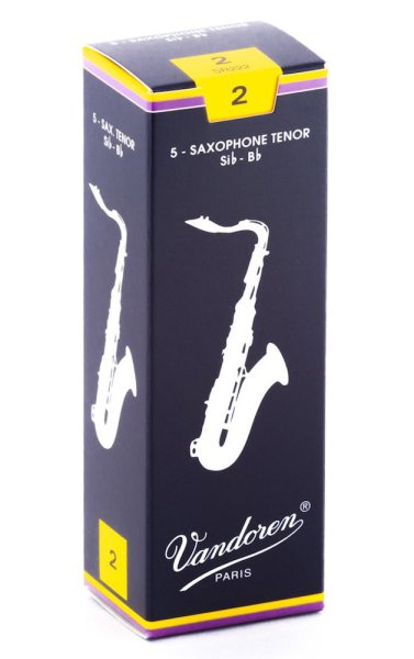 Vandoren SR242 Baritone Saxophone Traditional Reeds Strength #2. (Box of 5)