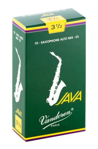 Vandoren SR2635 Alto Saxophone Java Reeds Strength #3.5. (Box of 10)