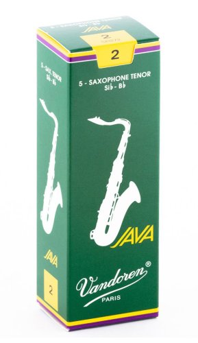 Vandoren SR272 Tenor Saxophone Java Reeds Strength #2. (Box of 5)