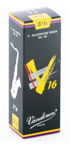 Vandoren SR7235 Tenor Saxophone V16 Reeds Strength #3.5. (Box of 5)