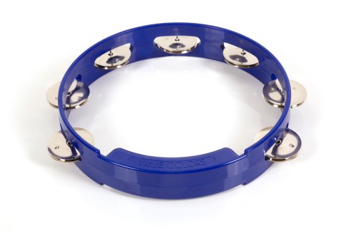 Rhythm Tech TC4048 True Colors Tambourine. Blue 8″