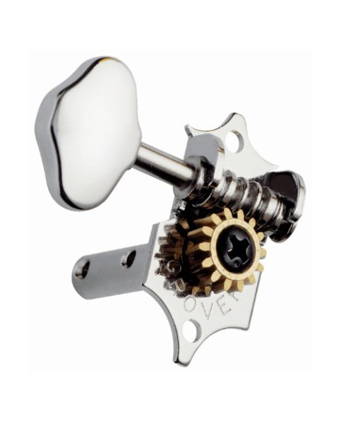 Grover V98N Sta-Tite Machine Heads Vertical. Nickel