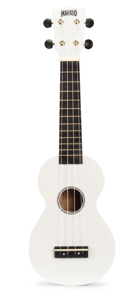 Mahalo MR1-WT Rainbow Soprano Ukulele. White