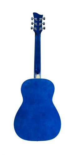 Jay Turser JJ43-TBL-A Jay Jr Series 3/4 Size Dreadnought Acoustic Guitar. Trans Blue