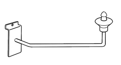 Ingles SA-701 Cymbal Arms With Locking Slatwall Plate. 12.5″ Fits All Cymbals