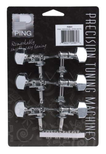 Ping P2641 Economy Chrome Machine Heads. 3 Bass 3 Treble
