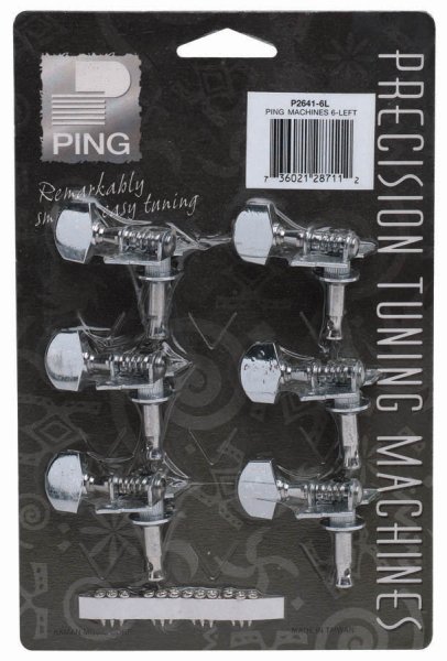 Ping P2641-6L Economy Chrome Machine Heads. 6-In-Line Left