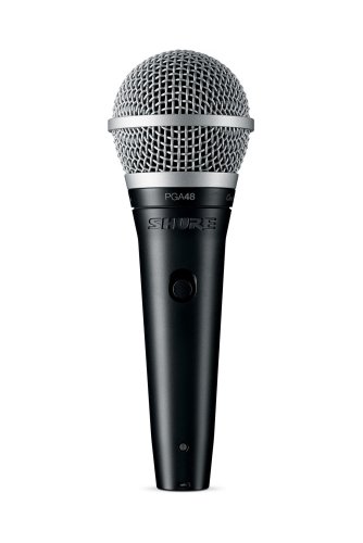 Shure PGA48-XLR Cardioid Dynamic Vocal Microphone. XLR Cable Included