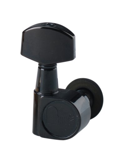 Ping P2659 6-In-Line Screwless Mount Geared Machine Heads. 6-Left Black